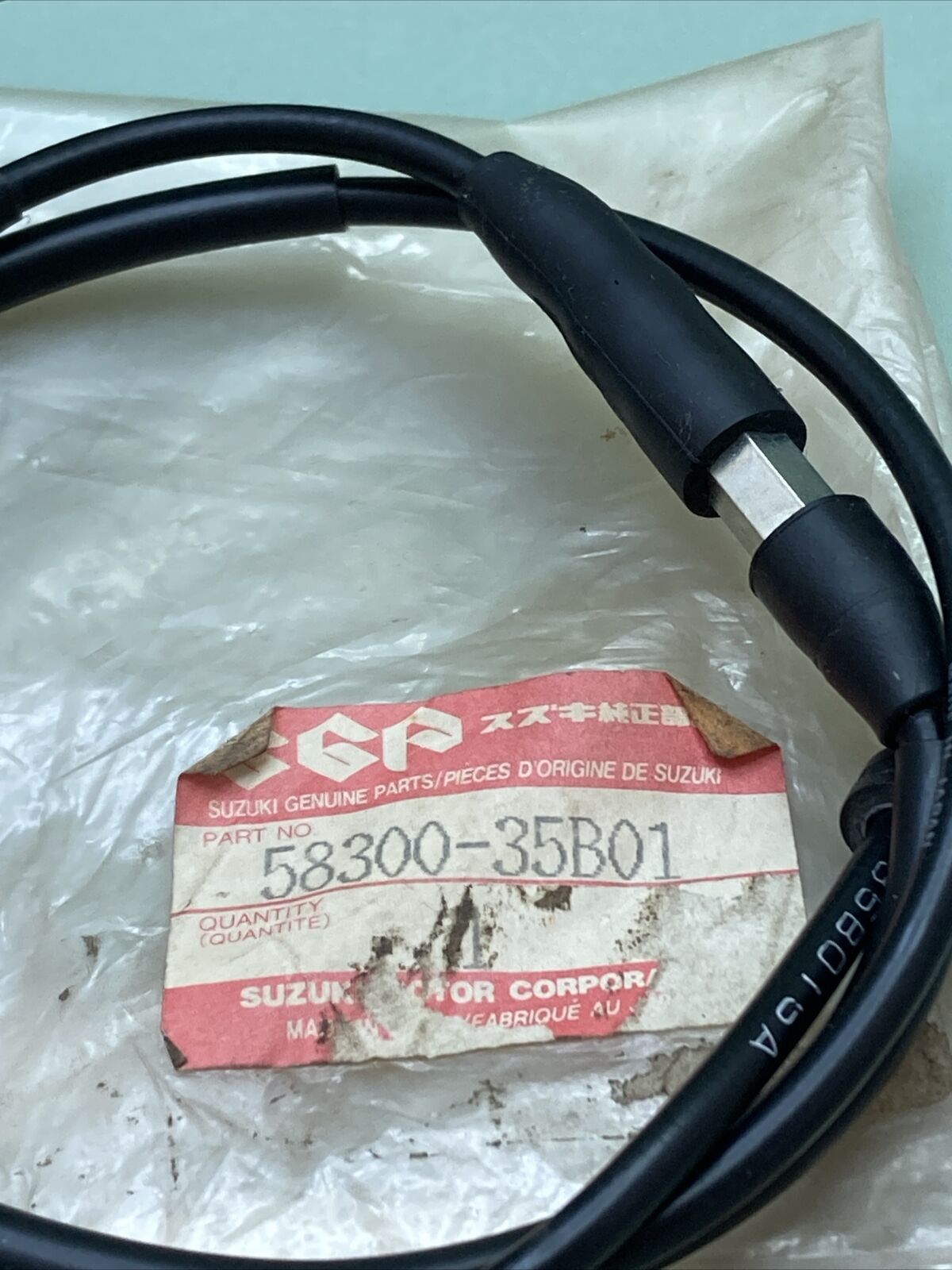 NEW GENUINE SUZUKI 53800-35B01 THROTTLE CABLE