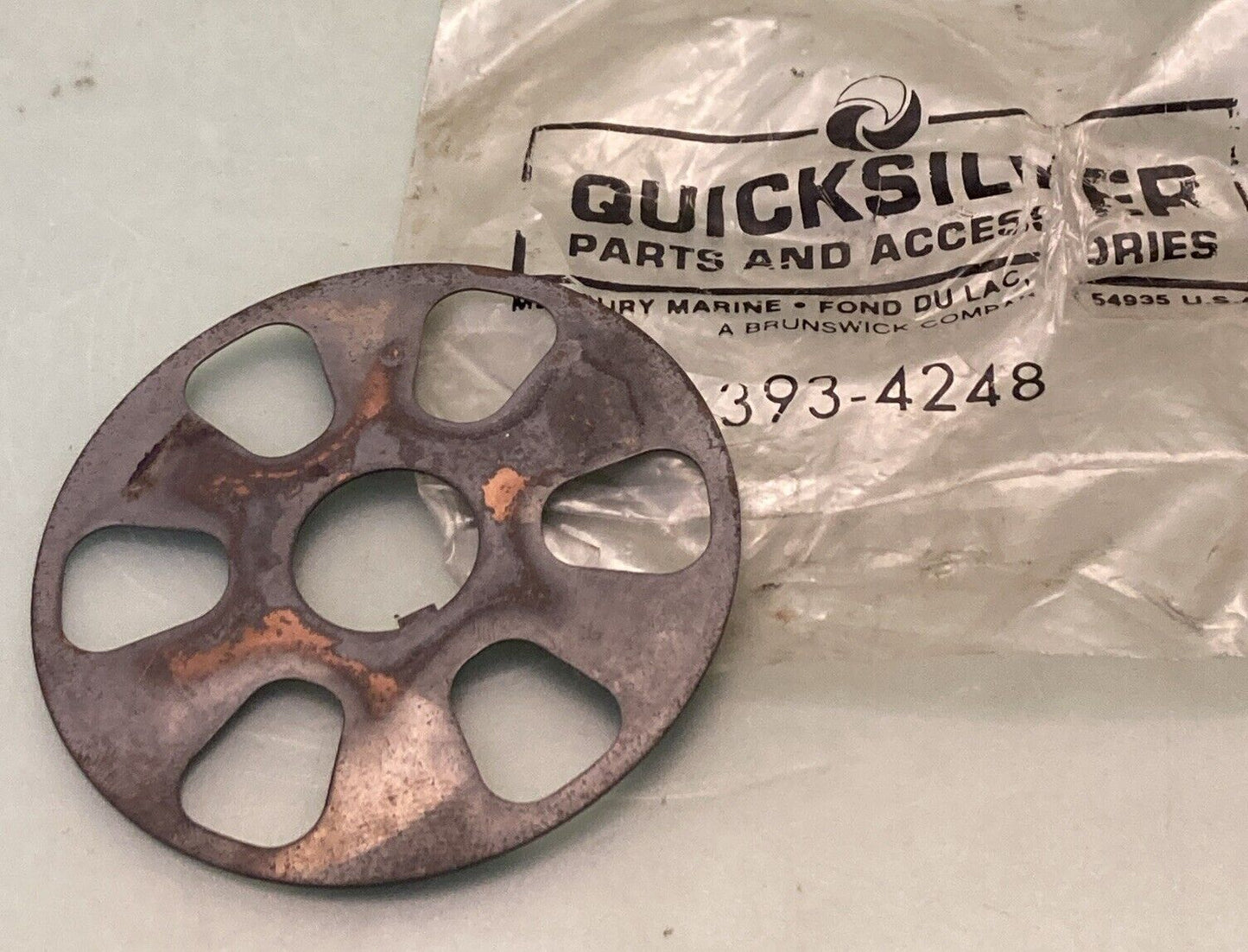 NEW GENUINE MERCURY QUICKSILVER 393-4248 ROTOR TRIGGER DISC