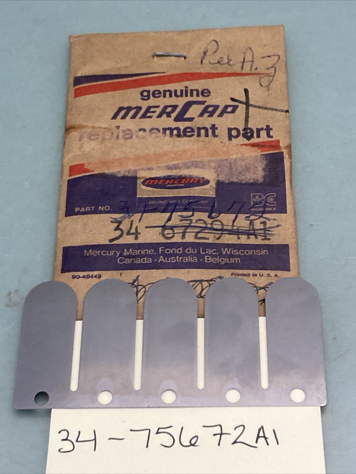 NEW GENUINE MERCURY QUICKSILVER 34-75672A1 REED KIT