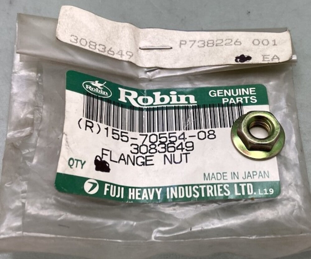Qty 8 Polaris Robin 3083649 Nut, Flange 155-70554-08 New Genuine