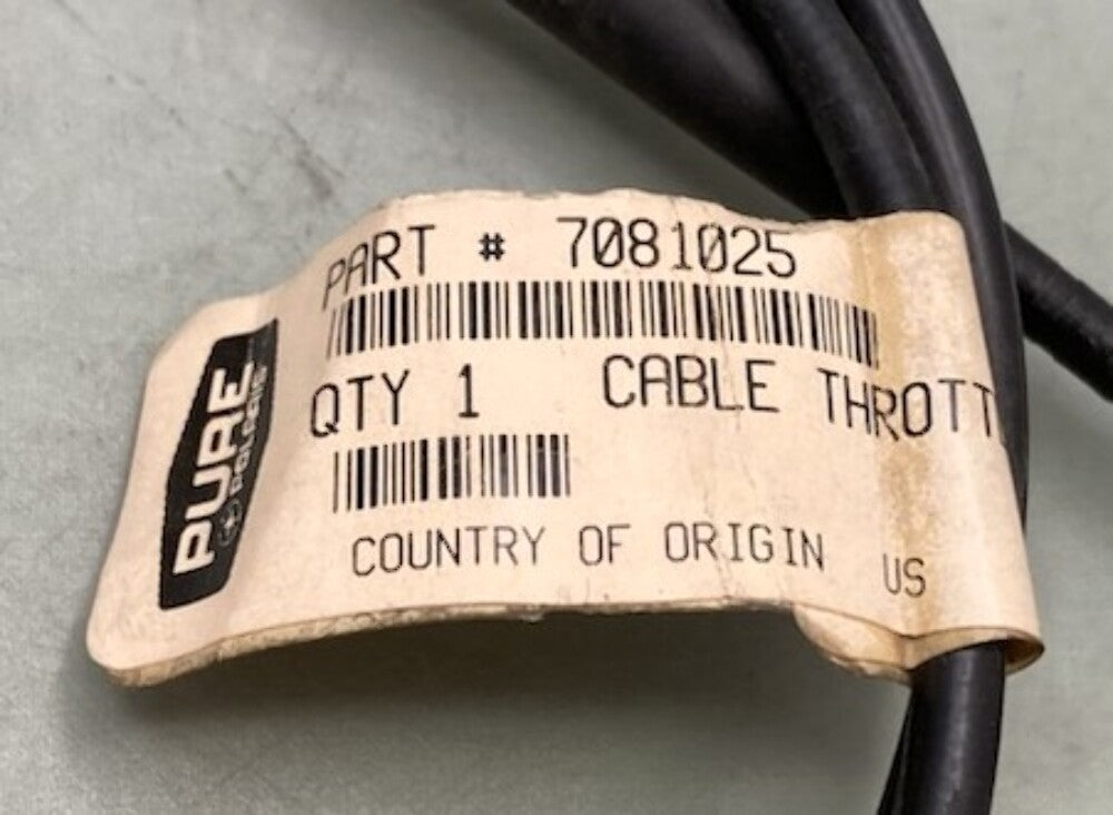 Polaris 7081025 Cable, Throttle New Genuine