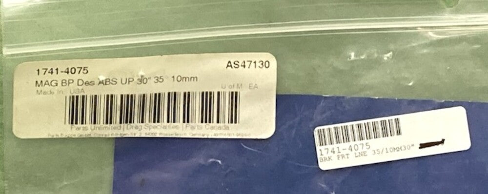 Magnum 1741-4075 Brake Line Kit 30" New Genuine