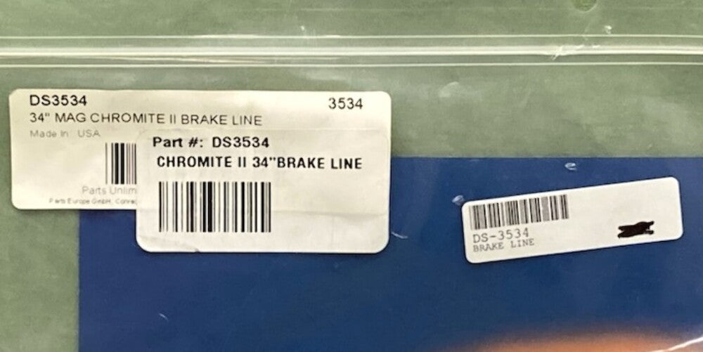 Magnum DS3534 Brake Line 34" New Genuine