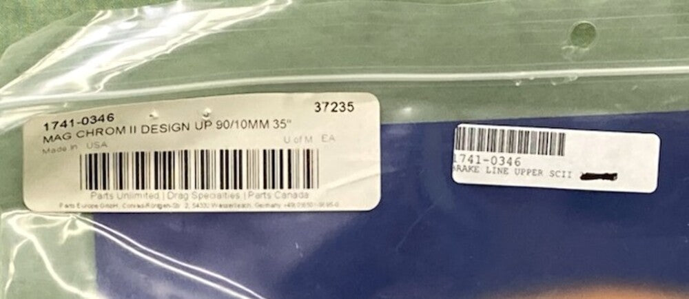 Magnum 1741-0346 Brake Line 35" New Genuine