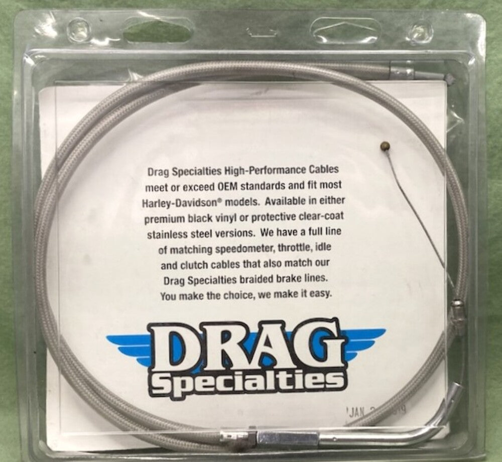 Drag Specialties 0650-0298 Throttle Cable 39.5" New Genuine