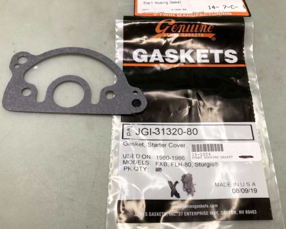 Qty 9 James Gasket JGI-31320-80 Starter Cover Gasket New Genuine