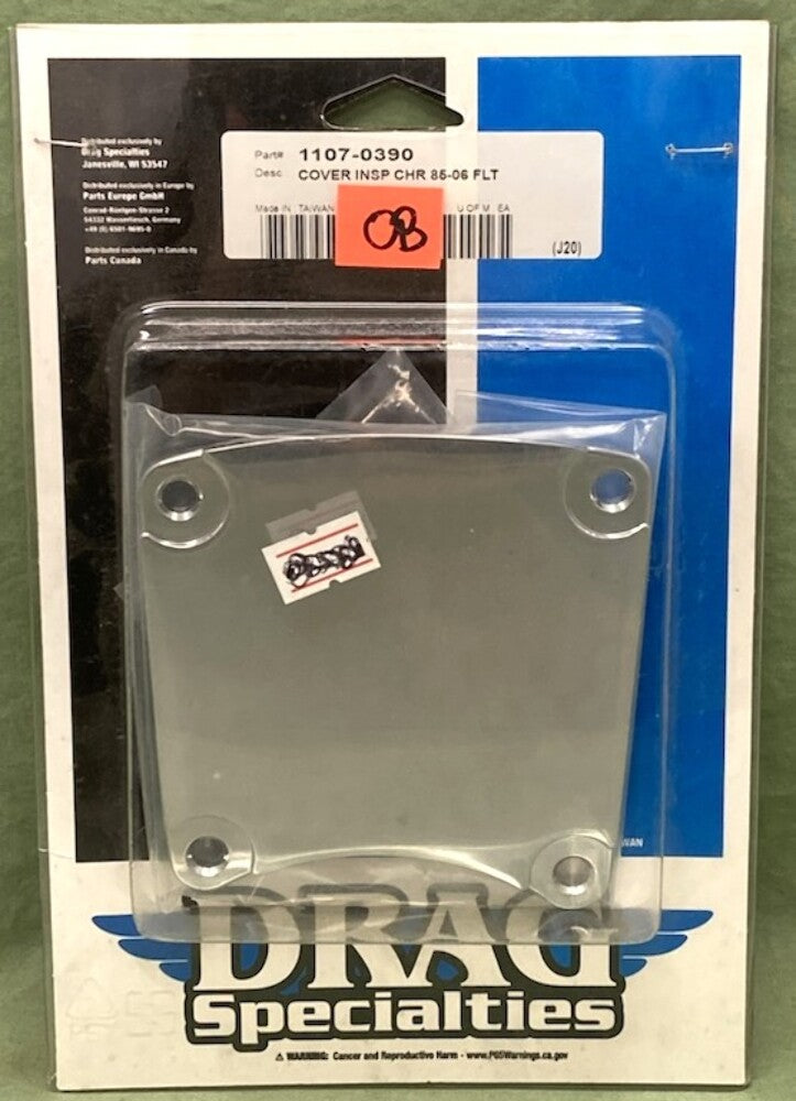Drag Specialties 1107-0390 Chrome Inspection Cover New Genuine
