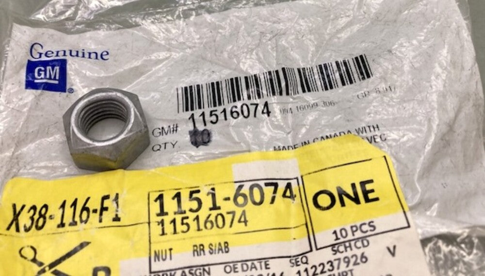 GM 11516074 Multi-Purpose Nut New Genuine