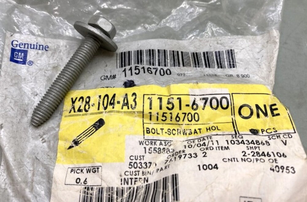 GM 11516700 Multi-Purpose Bolt New Genuine