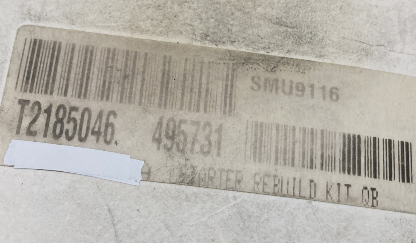 NEW GENUINE QUADBOSS SMU9116 Starter Rebuild Kit