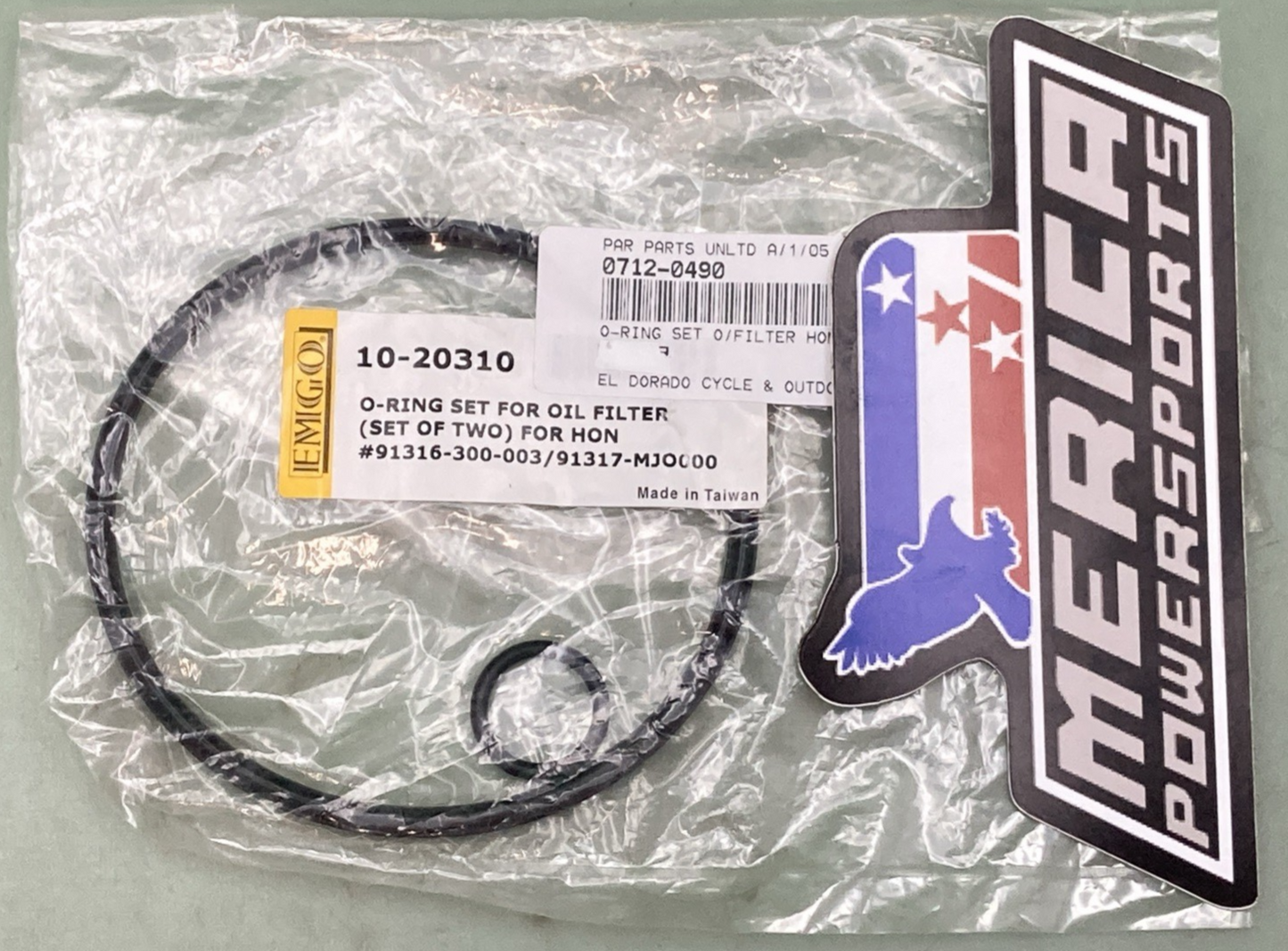 NEW GENUINE EMGO 91316-300-003 O-Ring set