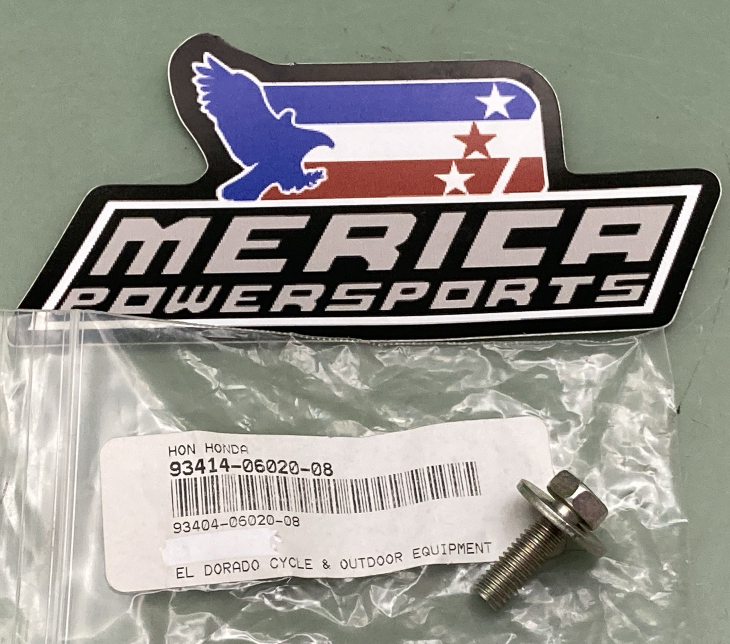 QTY 2 NEW GENUINE HONDA 93404-06020-08 Bolt Washer