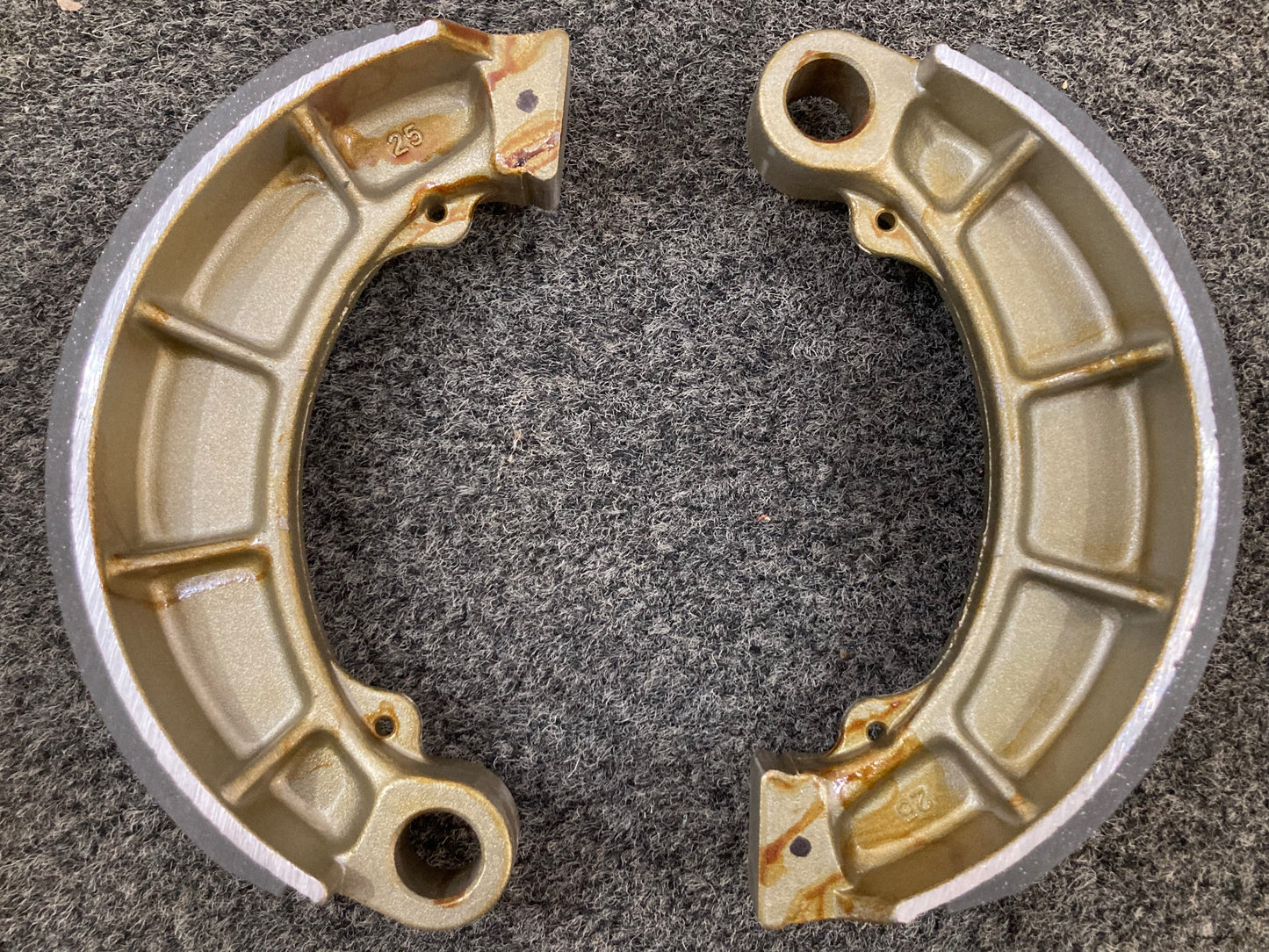 New Genuine EBC EBC321 Carbon Graphite X Brake Shoe Set