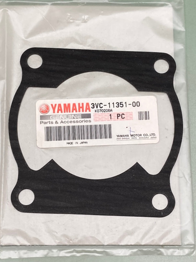 Yamaha 3VC-11351-00 Gasket, Cylinder New Genuine