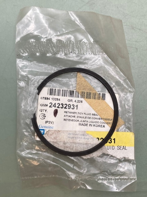 QTY 2 GM 24232931 Auto Trans Torq Convt Fluid Seal Retainer New Genuine