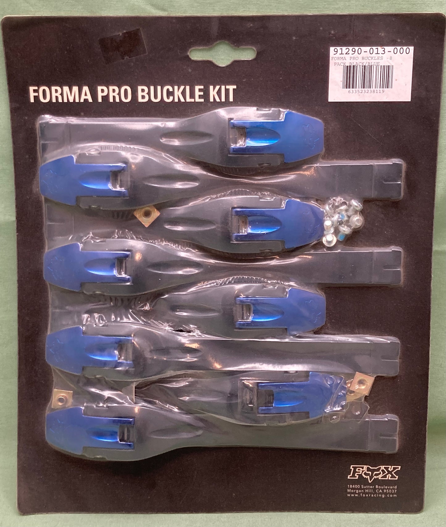 New Genuine Fox Racing 91290-013-000 Forma Pro Bucket Kit Black / Blue