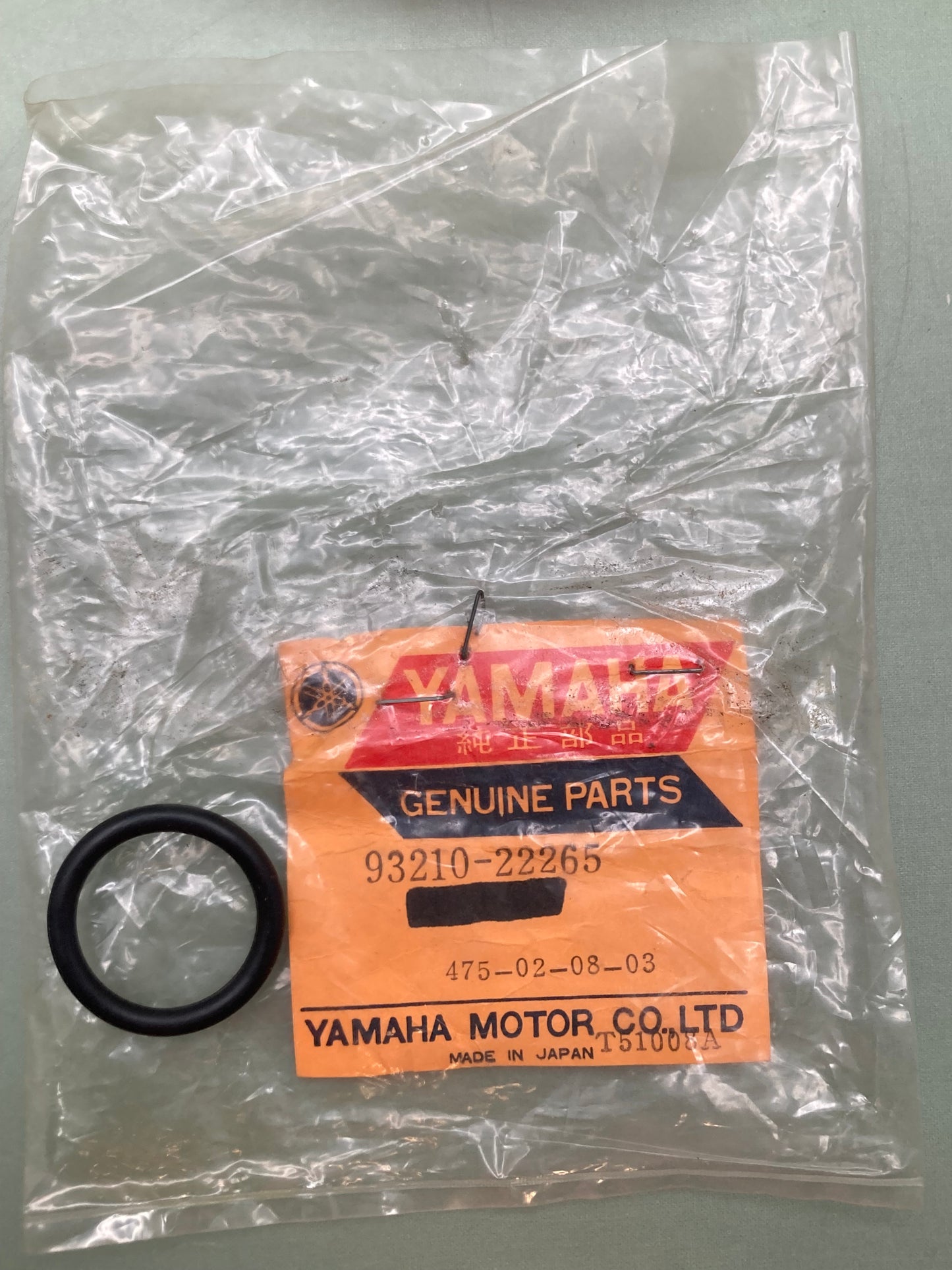 New Genuine Yamaha 93210-22265 O-Ring