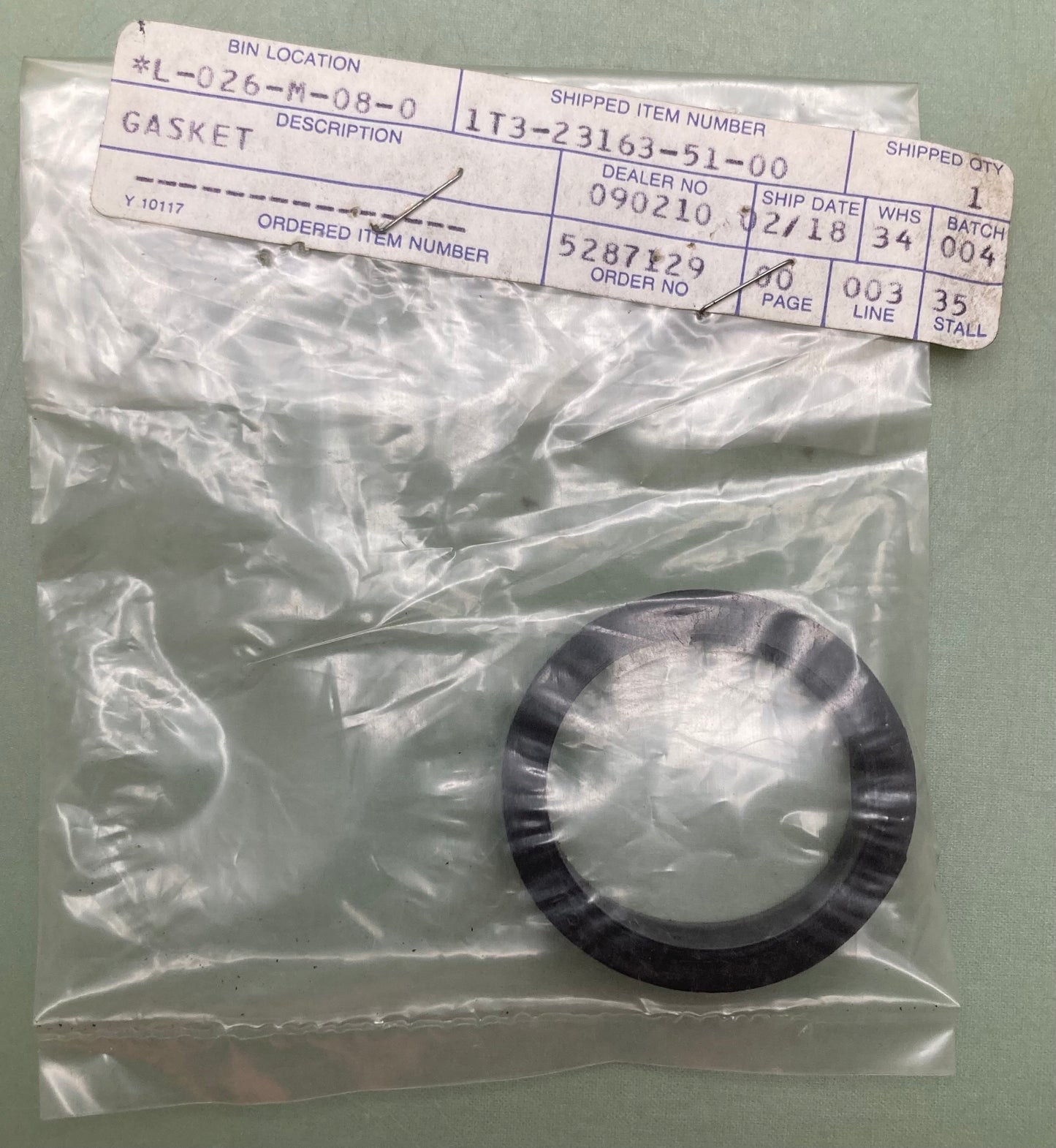 New Replaces Yamaha 1T3-23163-51 Gasket 1T3-23163-51-00