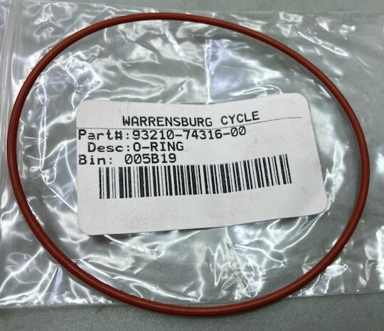 Yamaha 93210-74316-00 O-Ring New Replaces