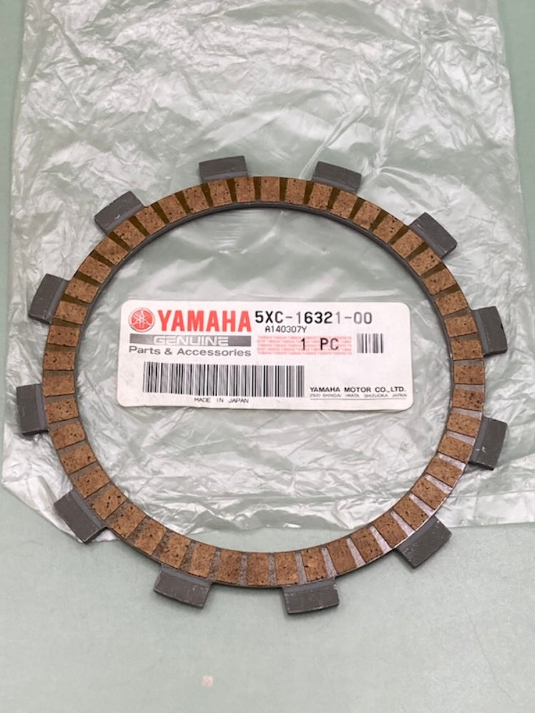 Yamaha 5XC-16321-00 Plate, Friction New Genuine