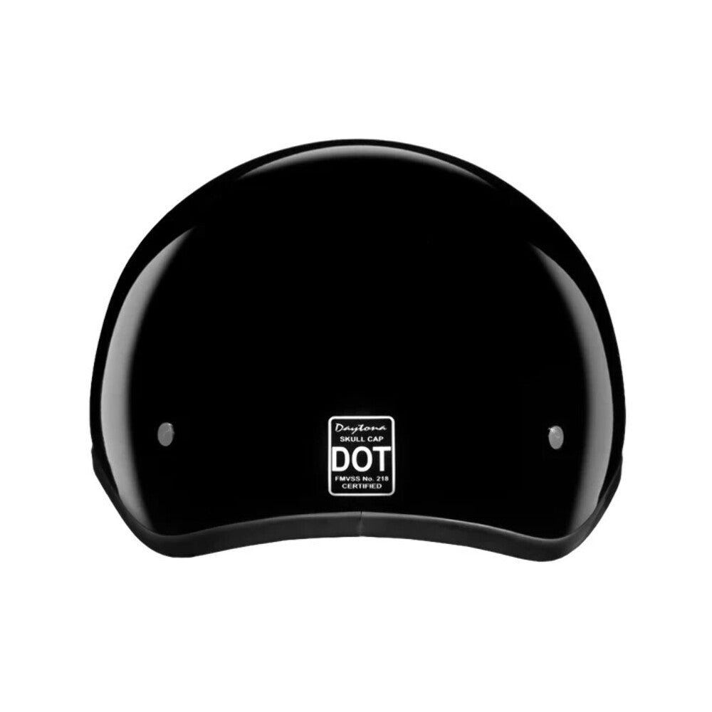 NEW DAYTONA HELMETS D1-ANS-3XL DOT SKULL CANDY W/O VISOR HI-GLOSS BLACK HELMET