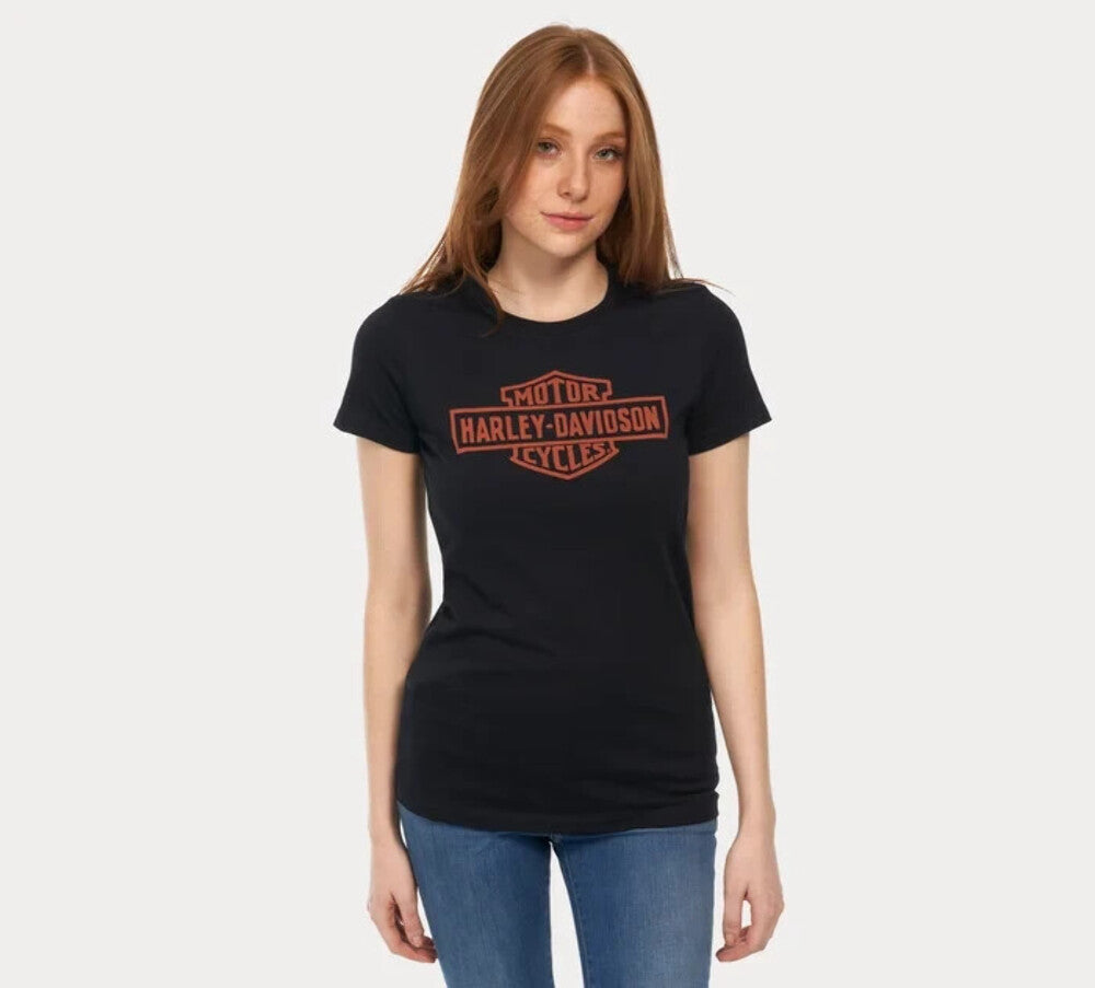 NEW GENUINE HARLEY DAVIDSON 96644-22VW Women's Forever Bar & Shield Tee X-LARGE