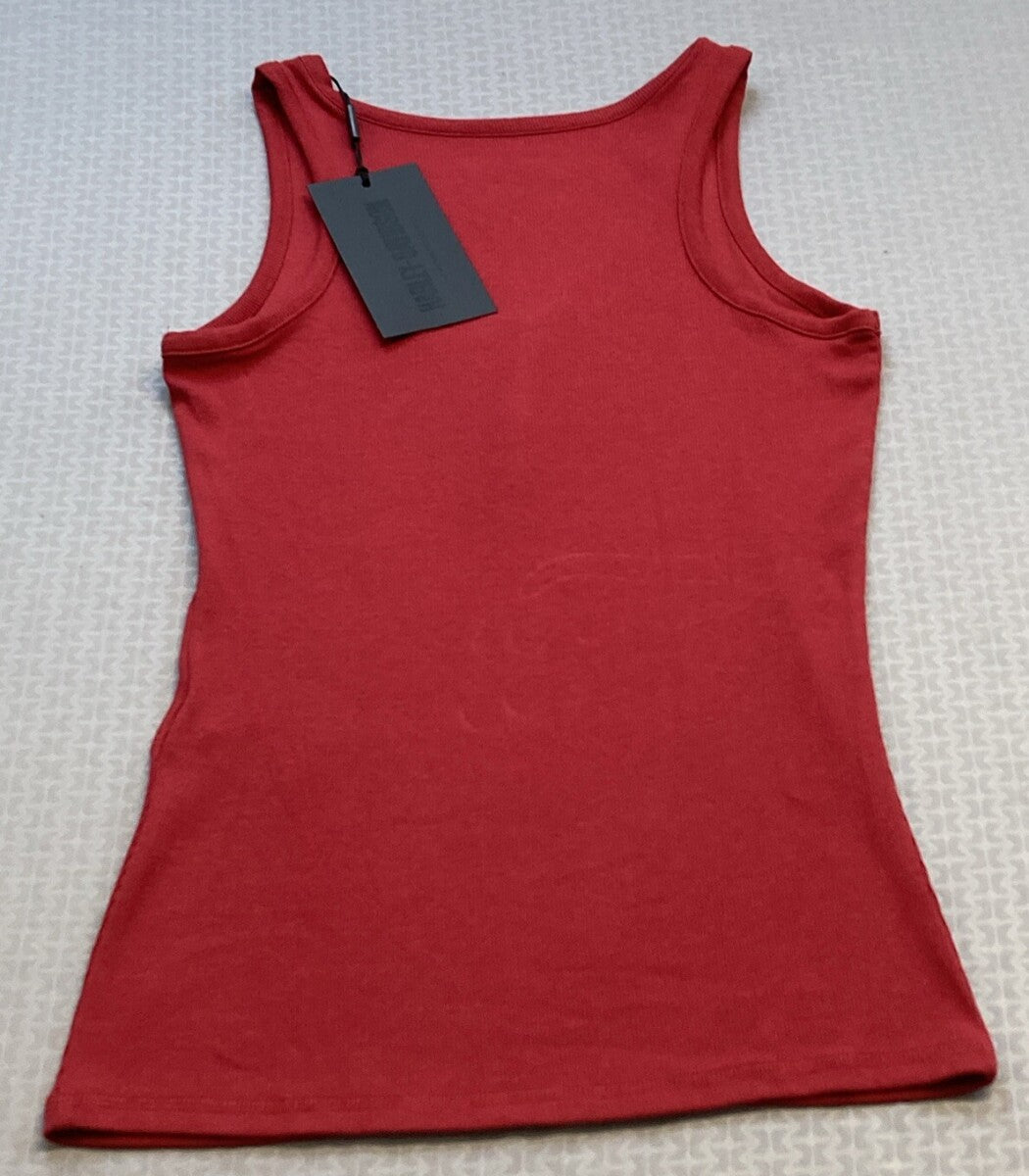 NEW GENUINE HARLEY DAVIDSON 96654-22VW XSMALL TANK KNIT RED SLEEVELESS HENLEY