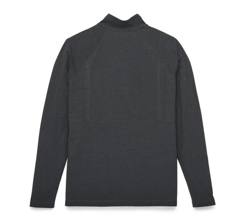 NEW GENUINE HARLEY DAVIDSON 96320-22VM MEN'S SMALL TEE KNIT HEATHER GREY LS