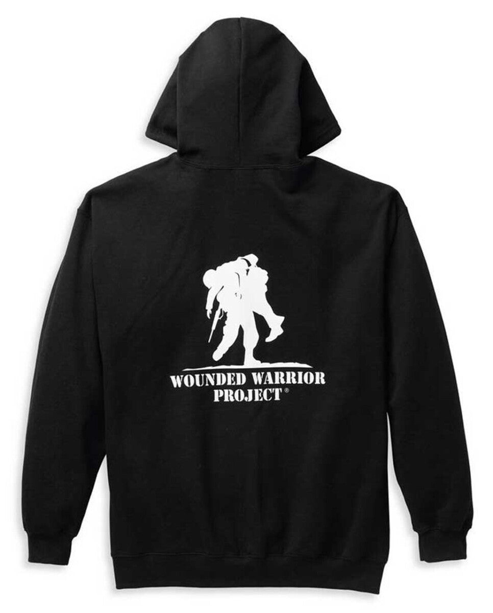 NEW GENUINE HARLEY DAVIDSON 96301-22VM MEN'S SM HOODIE Wounded Warrior ZIP UP