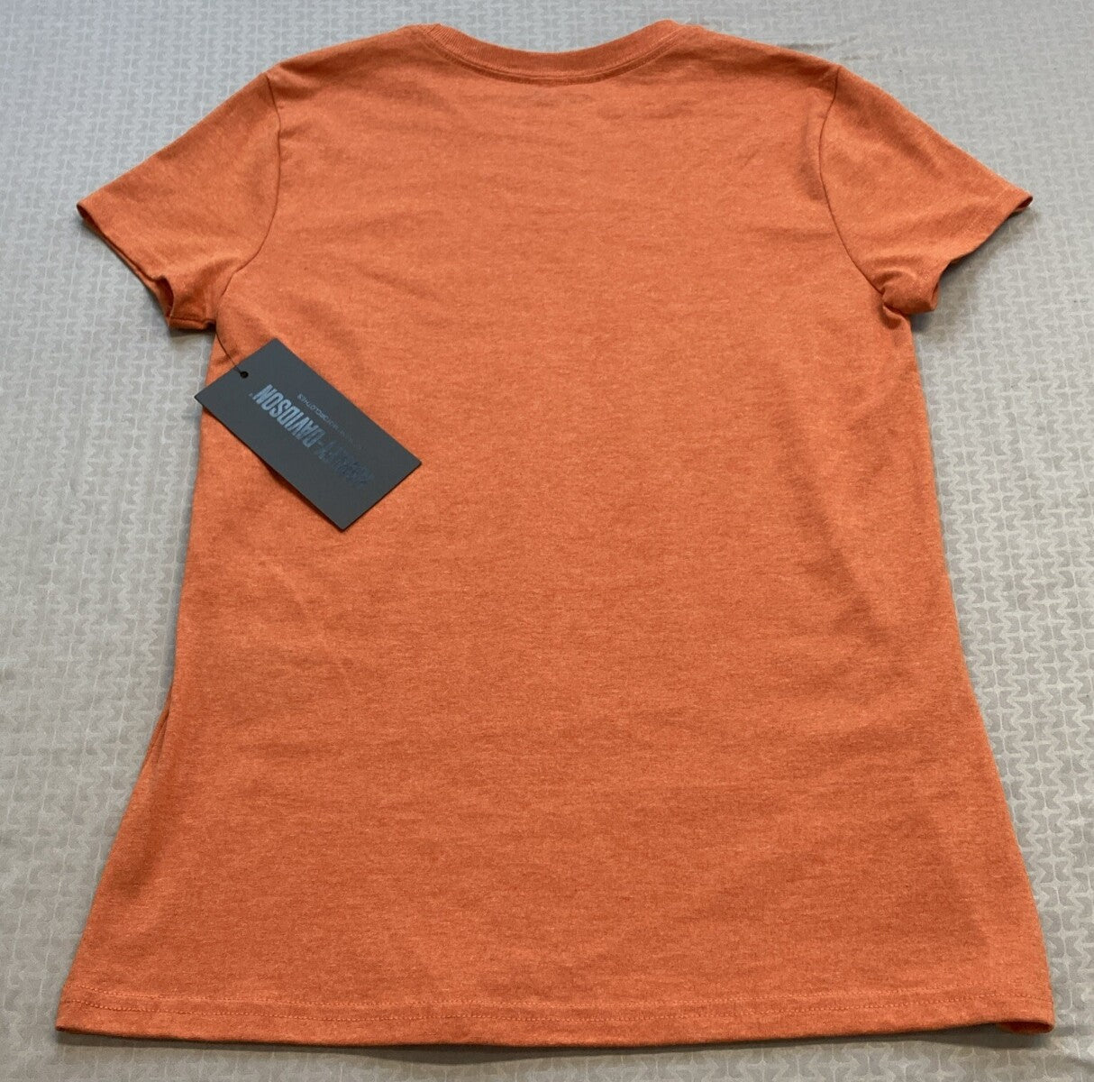 NEW GENUINE HARLEY DAVIDSON 96658-22VW SMALL TEE KNIT HEATHER ORANGE