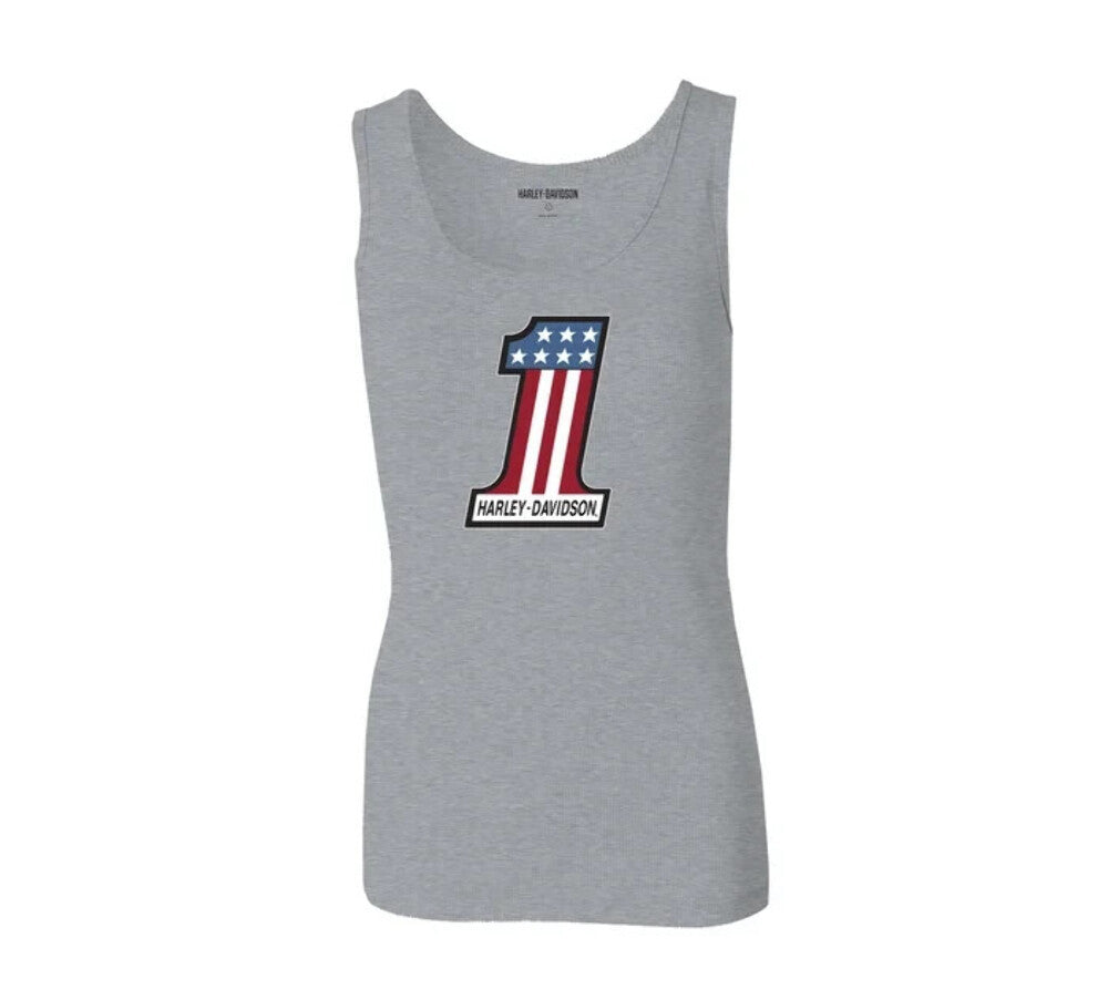 NEW GENUINE HARLEY DAVIDSON 99110-22VW 1W TANK KNIT LIGHT HEATHER GREY