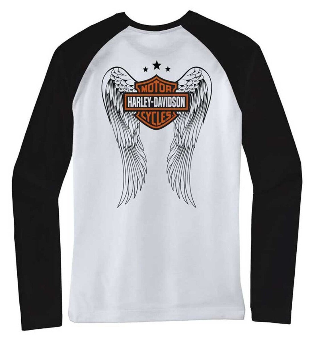 NEW GENUINE HARLEY DAVIDSON 96199-23VW WOMEN'S XSMALL TEE WWP BLACK COLORBLOCK