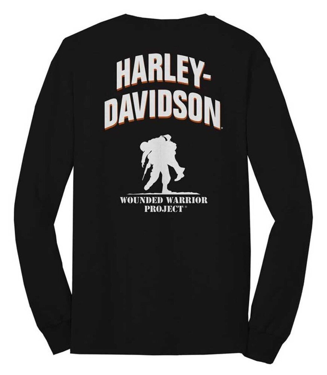 NEW GENUINE HARLEY DAVIDSON 96041-23VM MEN'S 4XL TEE KNIT WWP BLACK