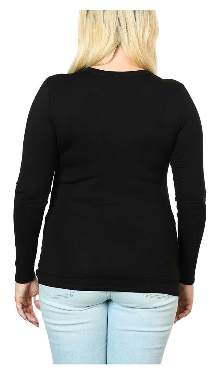 NEW HARLEY DAVIDSON HT4667BLK Women's Embellished Laced V-Neck L/S Top XL