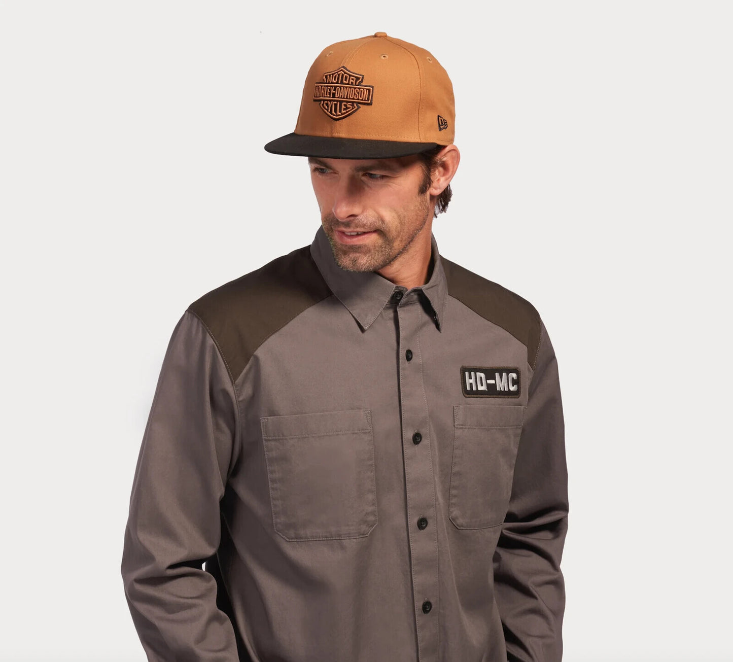 NEW GENUINE HARLEY DAVIDSON 96369-23VM HD-MC L/S Shirt Blackened Pearl 3XL