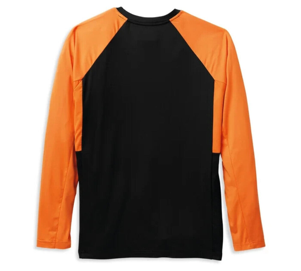 NEW GENUINE HARLEY DAVIDSON 99052-22VM MEN'S MED TEE KNIT BLACK BAR & SHIELD