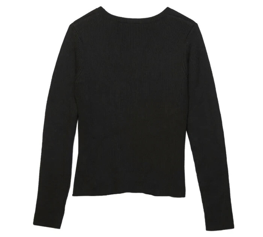 NEW GENUINE HARLEY DAVIDSON 96417-23VW Women's SMALL SWEATER BLACK