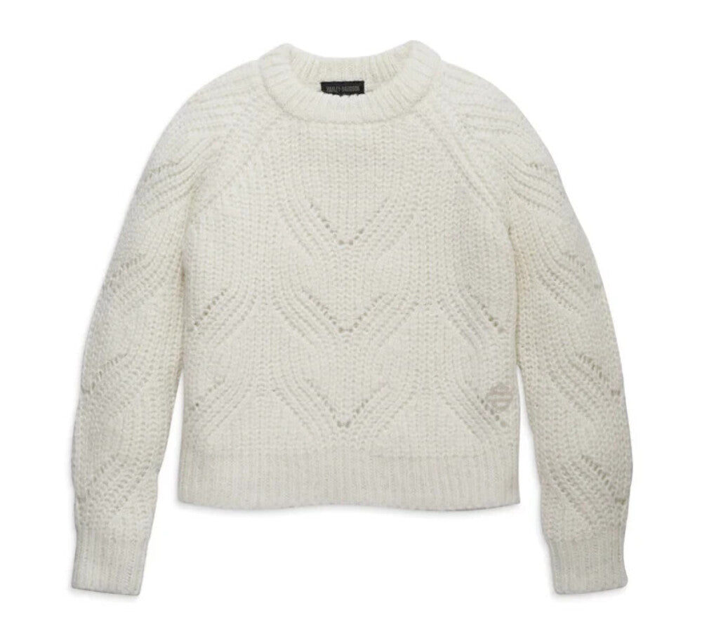 NEW GENUINE HARLEY DAVIDSON 96427-23VW WOMEN'S XSMALL Suspension Sweater