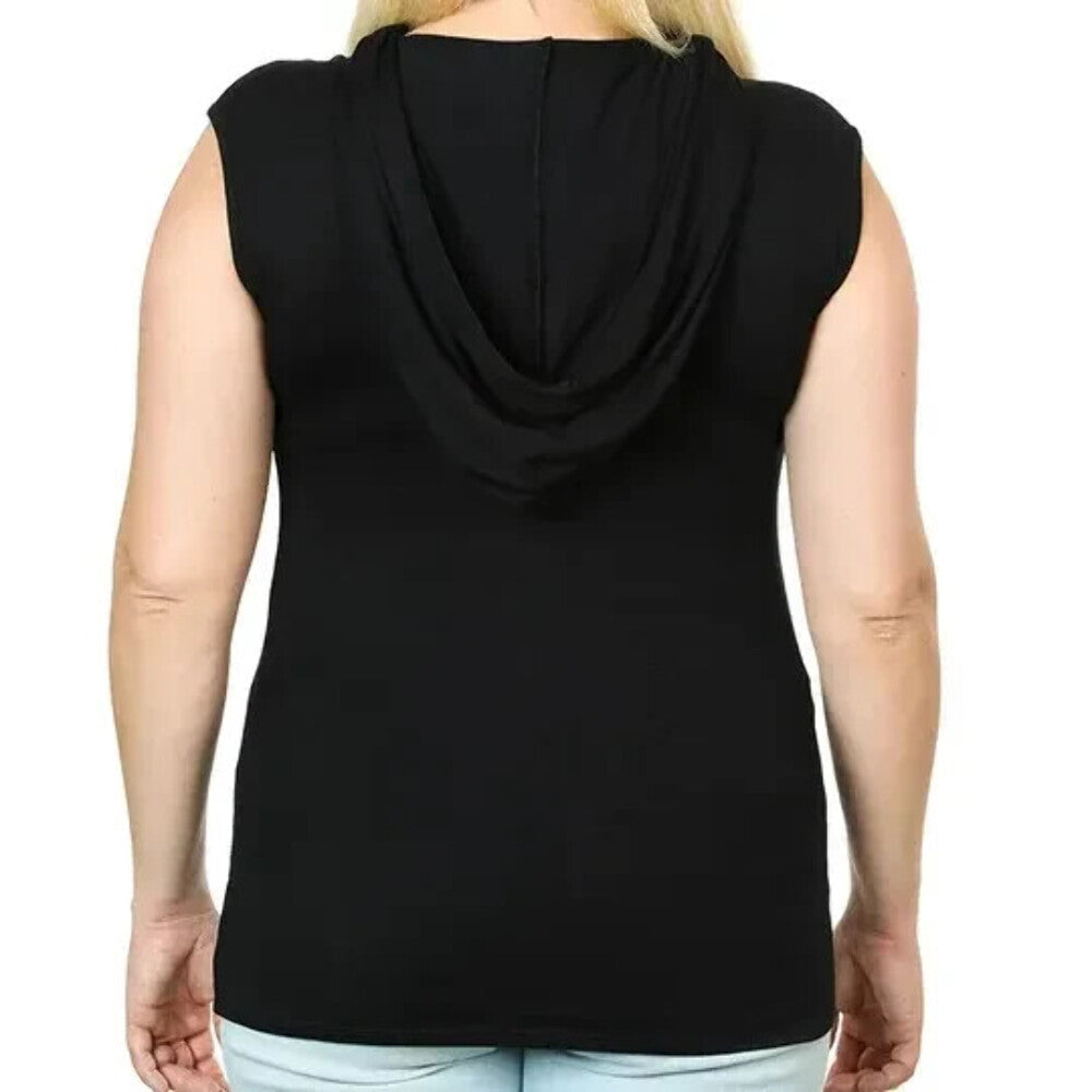 NEW GENUINE HARLEY DAVIDSON HT4672BLK WOMEN'S 1X ROCK BRIGADE S/L HOODIE BLACK