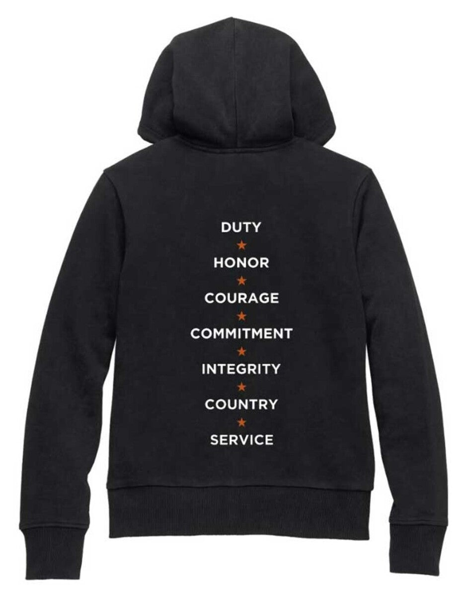 NEW HARLEY DAVIDSON 96172-23VM KNIT WOMENS WWP BLACK ZIP-UP HOODIE 2XL