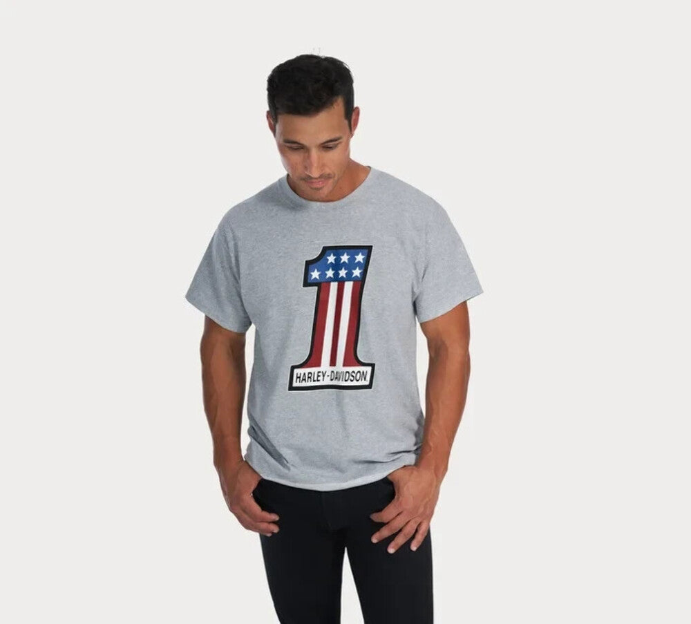 NEW HARLEY DAVIDSON 99135-22VM MEN'S #1 RACE GRAPHIC KNIT TEE 4XL