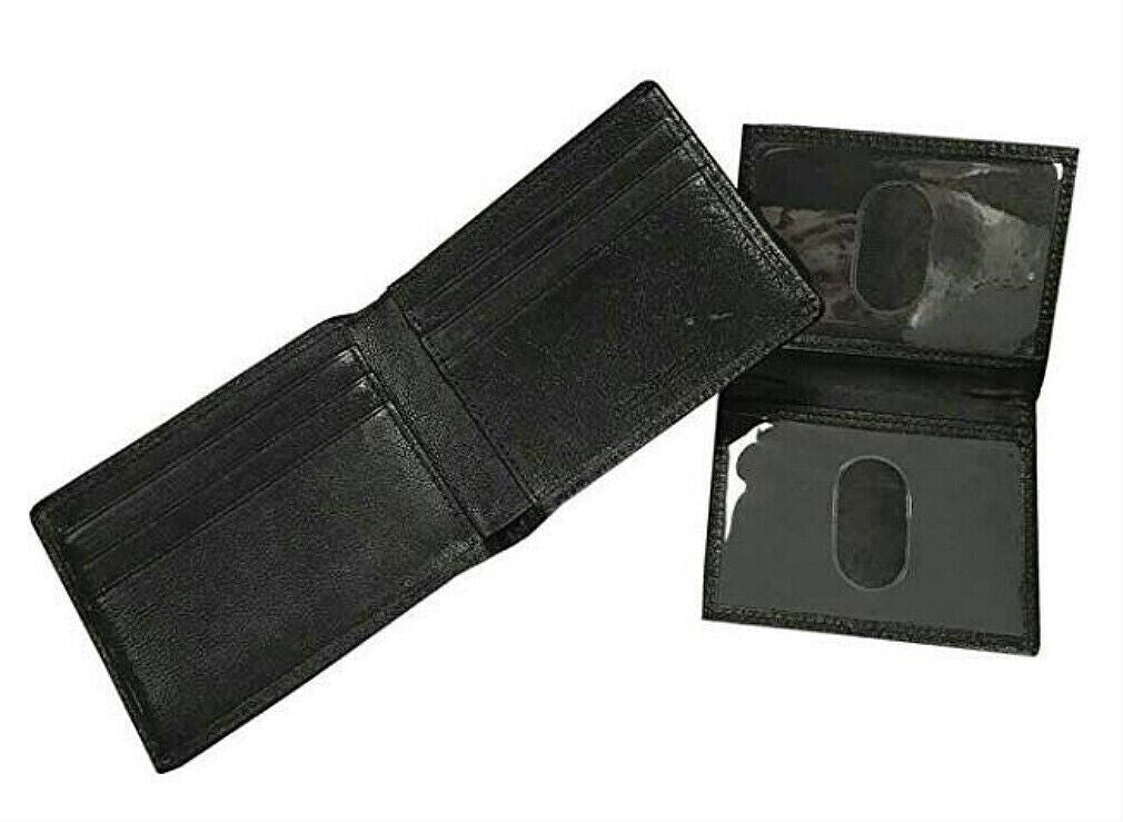 NEW HARLEY DAVIDSON EE9035L-BLK Mens Eagle Emboss Leather Bifold Plus One Wallet