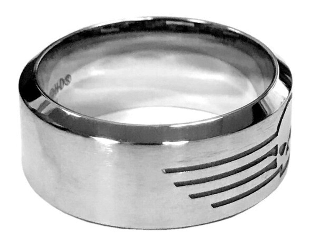 NEW GENUINE HARLEY DAVIDSON MOD HSR0027 SZ 10 STEEL SKULL Willie G BAND RING