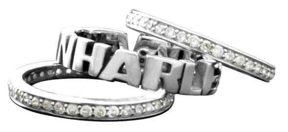 NEW GENUINE HARLEY DAVIDSON MOD HDR0294 SZ 9 WOMEN'S STACKING RING