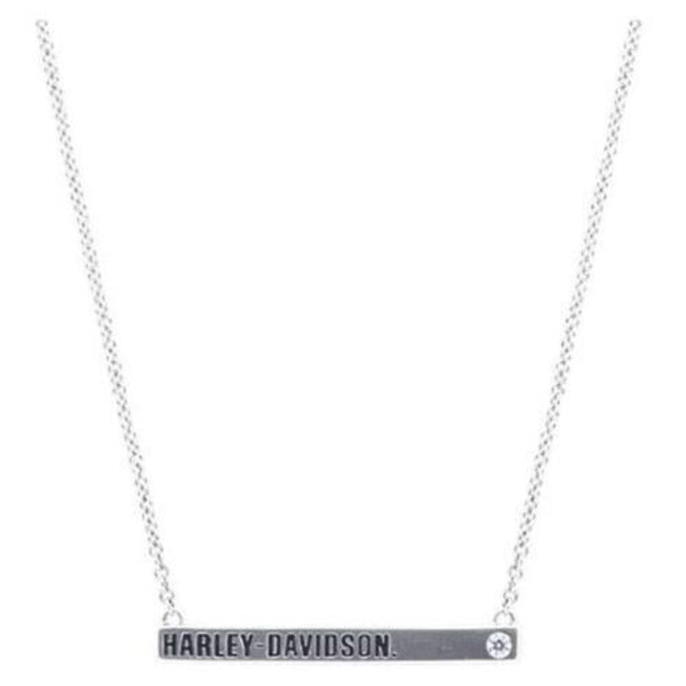 NEW GENUINE HARLEY DAVIDSON MOD HDN0373 WOMEN'S 16" HD SMALL BAR NECKLACE