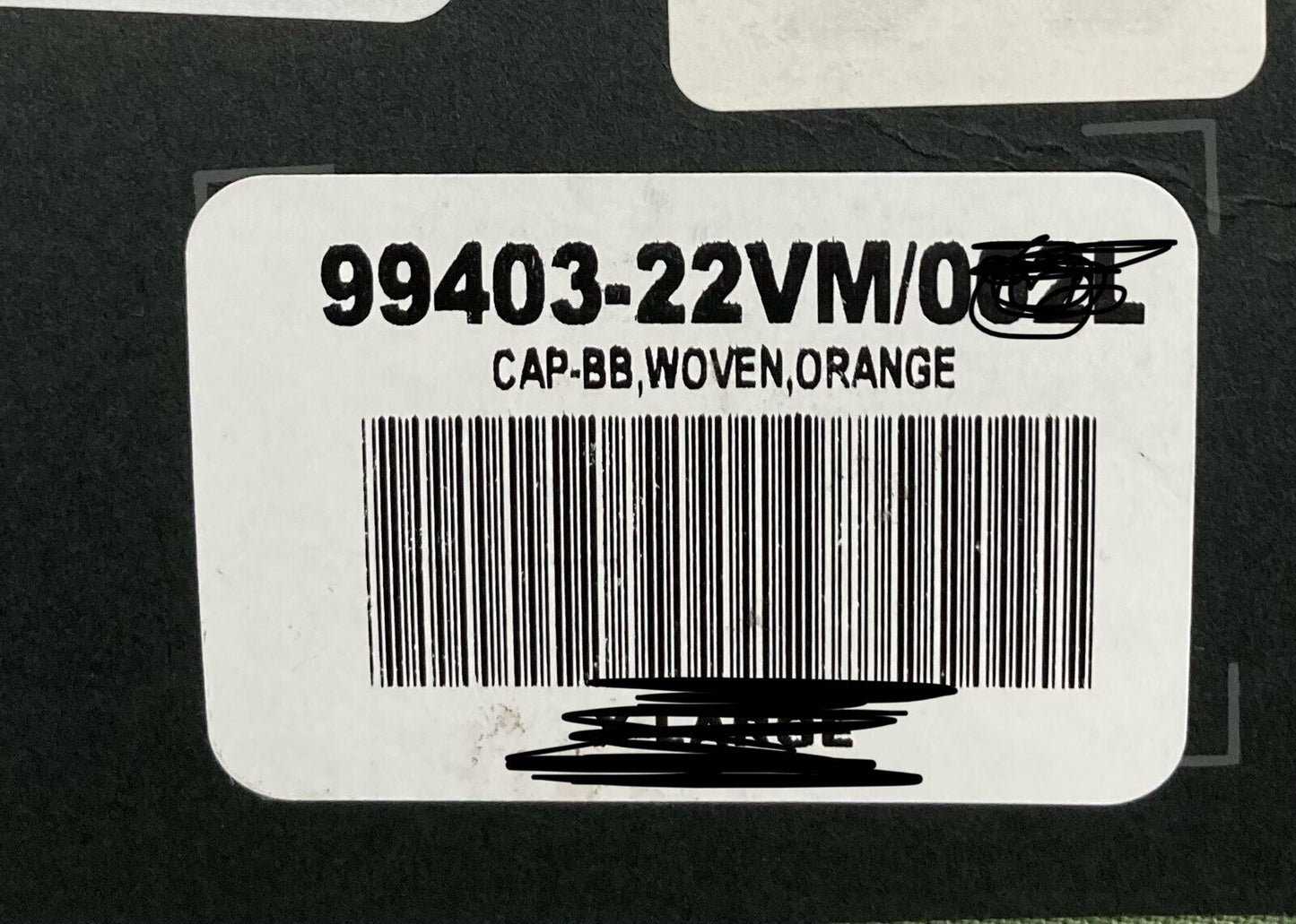 NEW GENUINE HARLEY DAVIDSON 99403-22VM Men's 2XL B&S ORANGE WOVEN BB CAP 7-5/8