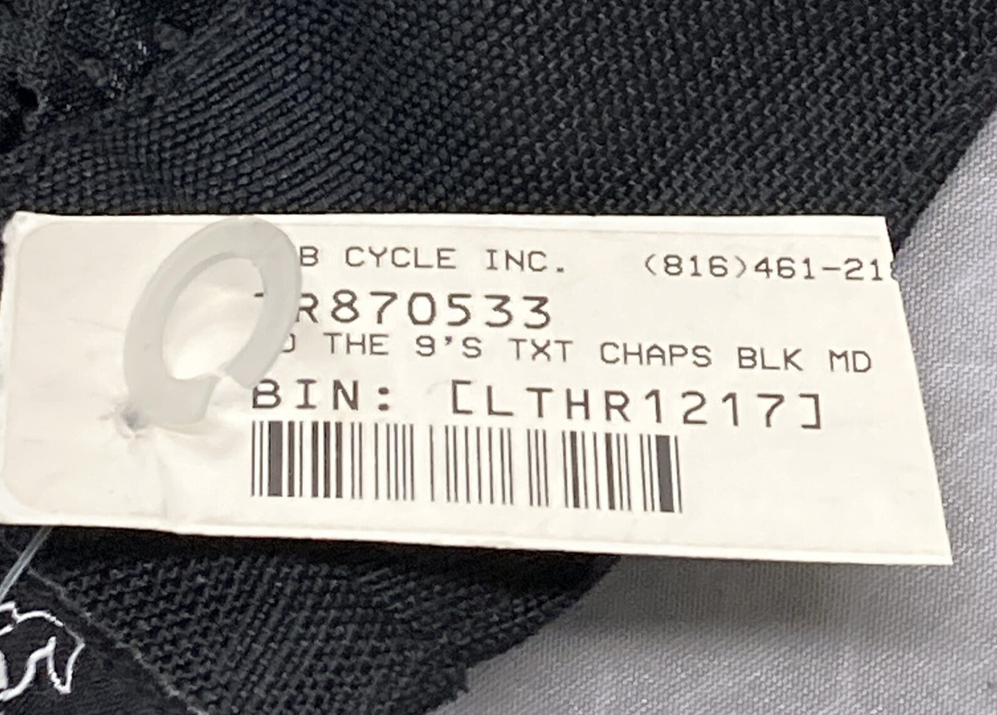 NEW SPEED & STRENGTH TR870533 WOMEN'S MEDIUM TEXTILE CHAPS