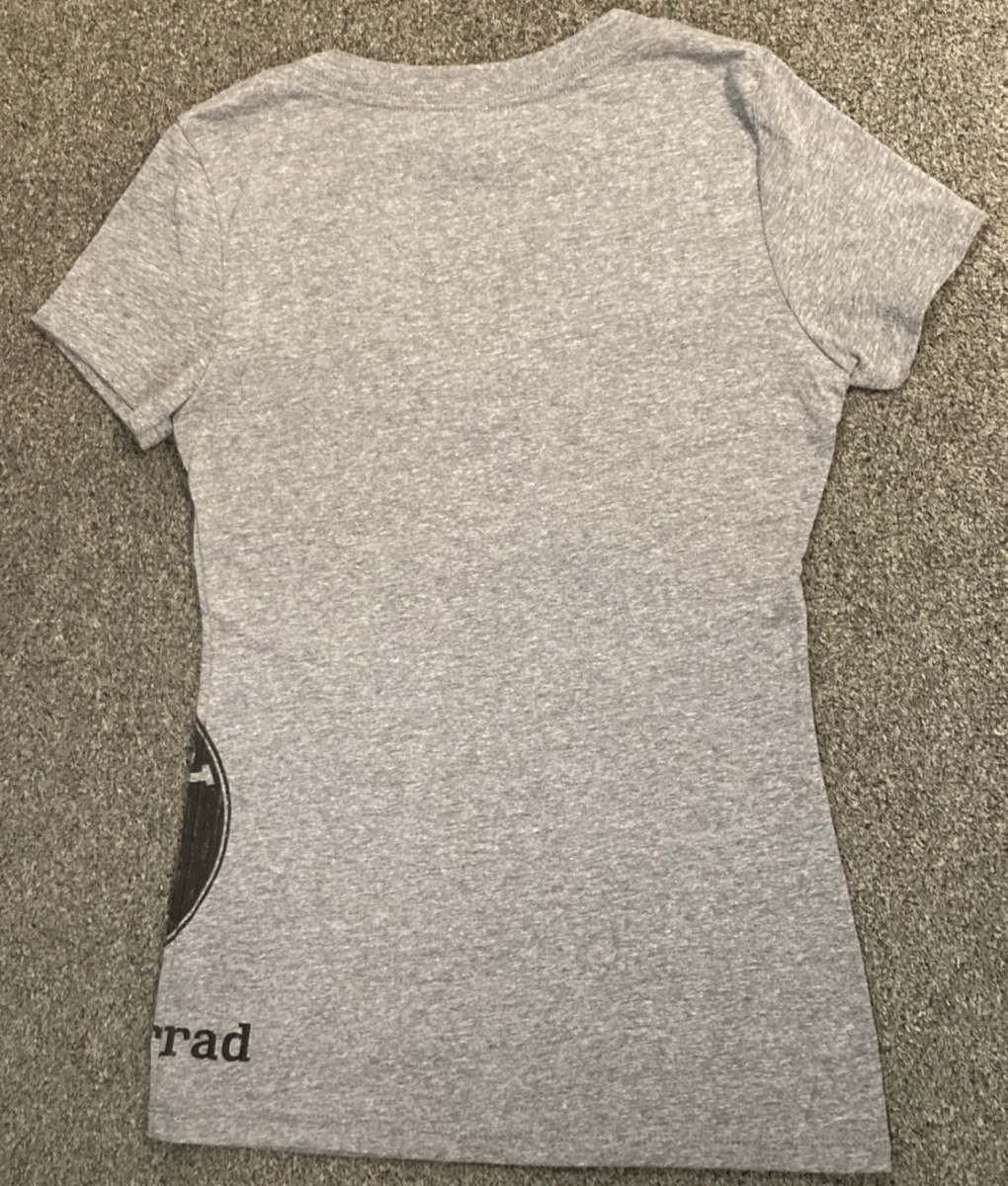 NEW GENUINE BMW MOTORRAD 72 60 2 473 204 VINTAGE T-SHIRT GRAY WOMENS SMALL