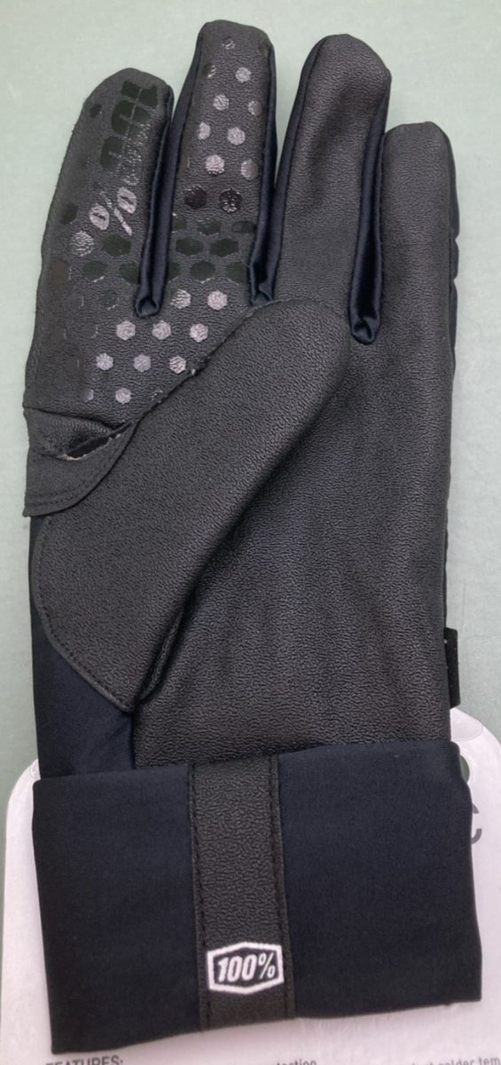 NEW GENUINE HYDROMATIC 10010-001-11 GLOVES BRISKER BLACK MENS MEDIUM