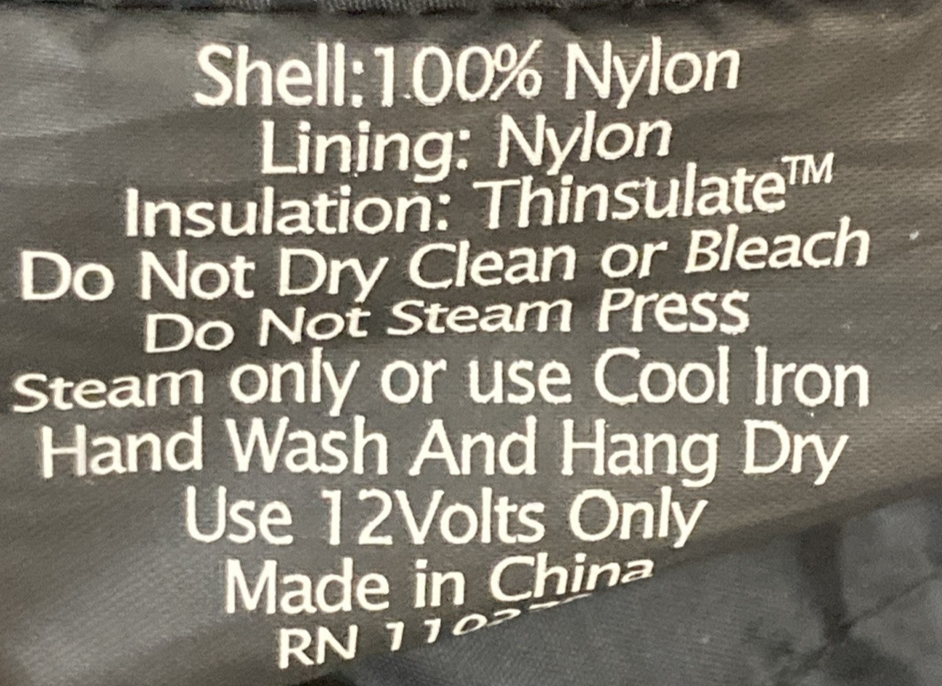 NEW GENUINE GERBING 4444 HEATED RIDING PANTS BLACK NYLON MEDIUM